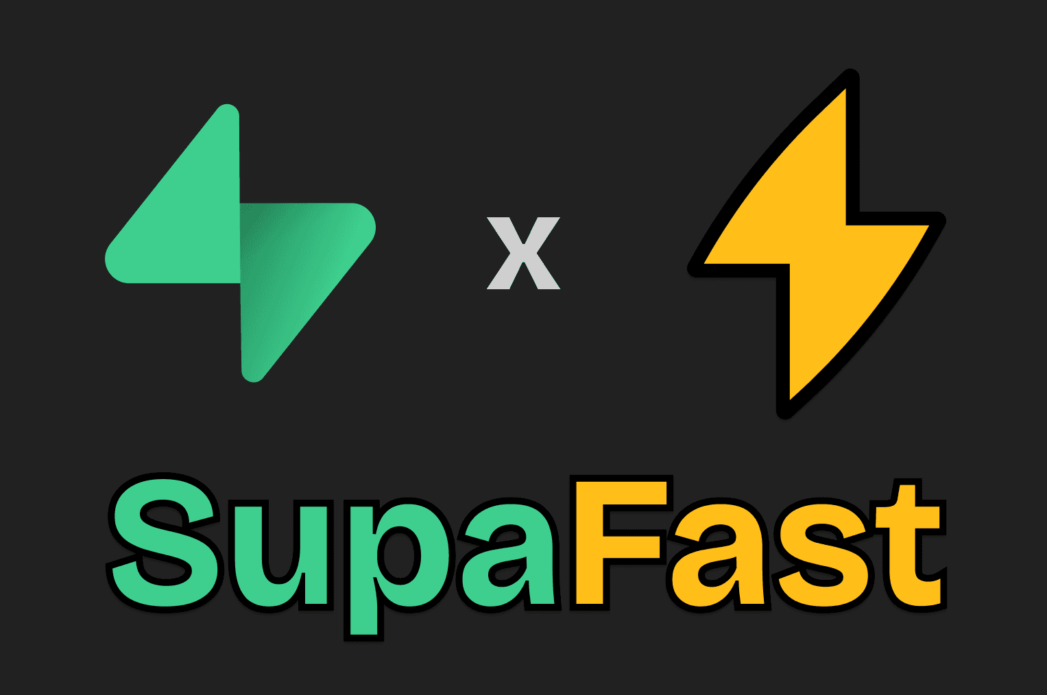 Supabase and Text My Leads logo combined